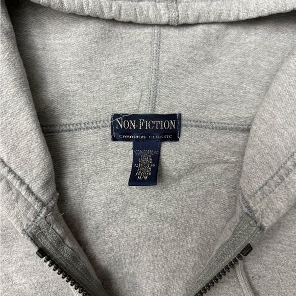 90s Non Fiction Canadian Made Zip Up - Picture 3 of 6